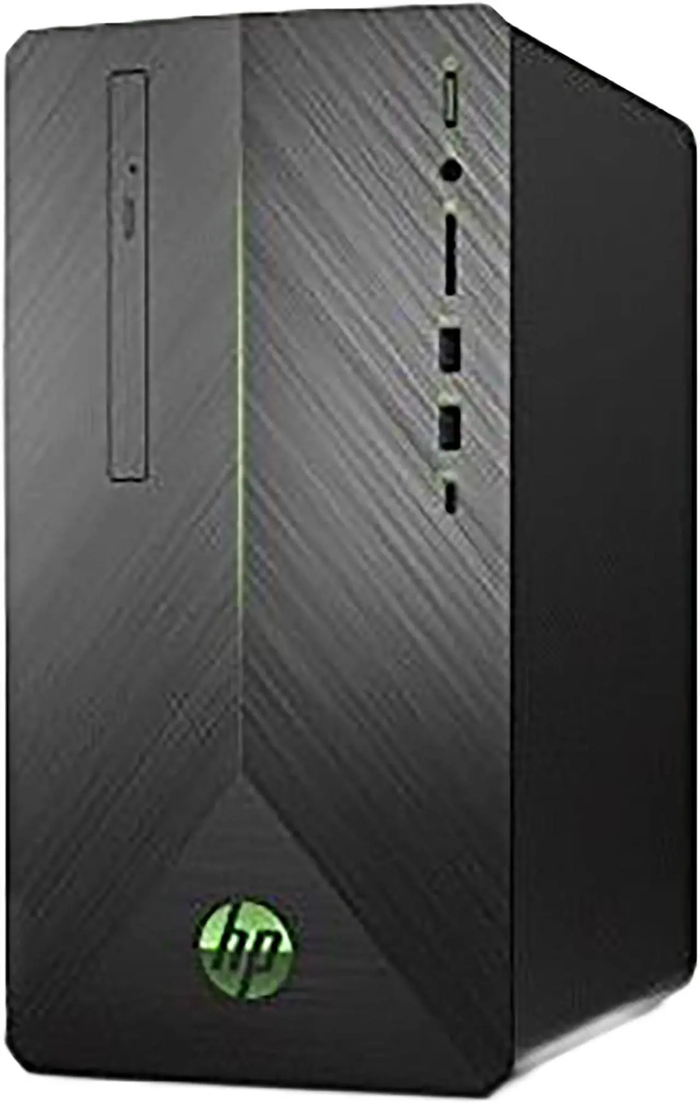 HP Pavilion Gaming Desktop 690, front-left angle